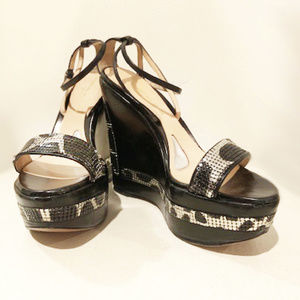 Allessandro Dell' Acqua Platform Wedge Sandal